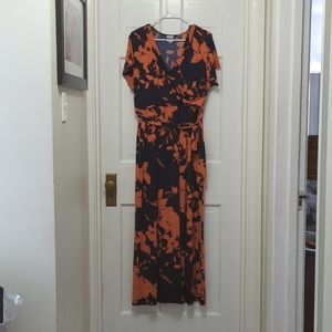 4x Plus Size Meri Skye Floral Maxi Dress